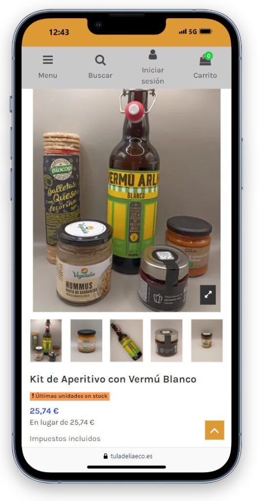Tienda Online productos ecologicos con PrestaShop y Blog Profesional WordPress, TuladeliaEco.es